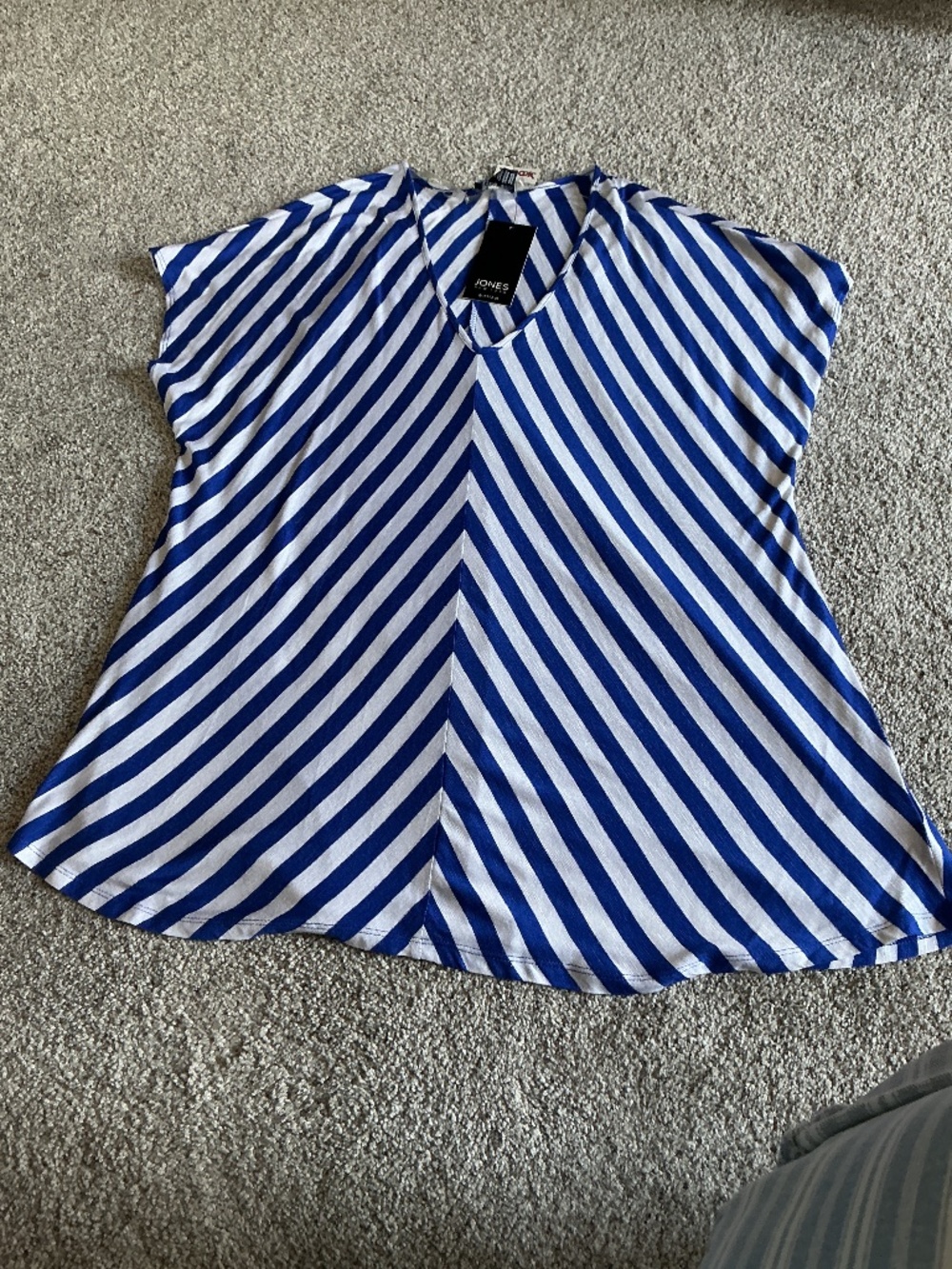 Jones of New York Royal & White 2X NWT